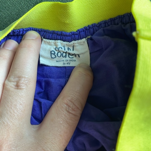 Mini Boden Bird/Parrot Applique Fun/Novelty Skirt 3-4 - Picture 6 of 9